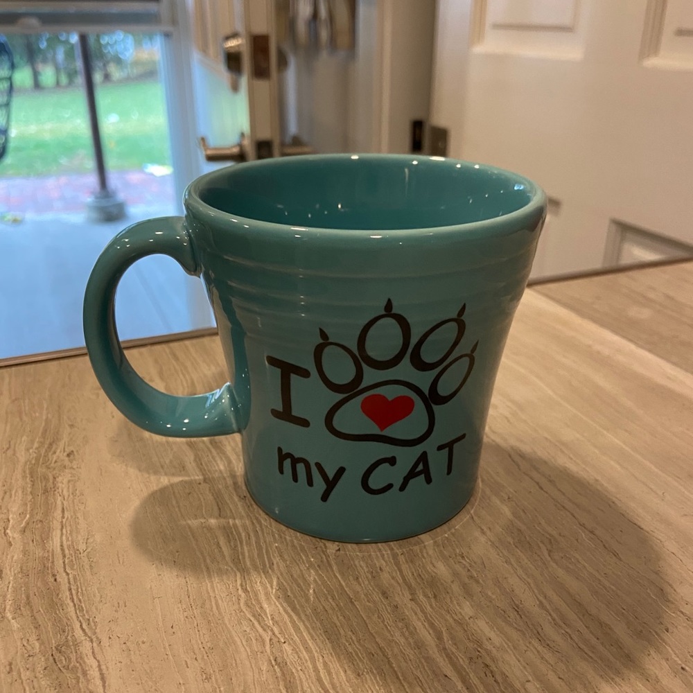 Fiestaware Petware tapered mugs